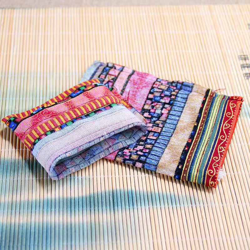 Cotton And Linen Ethnic Style Drawstring Sachet Bag Portable Sachet Jewelry Jewelry Mosquito Repellent Bag Chinese Style Storage Bag - Image 4